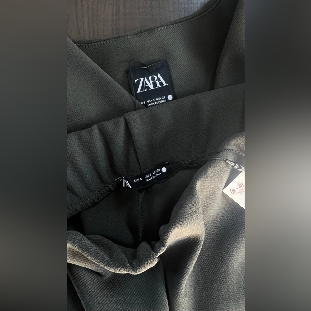 Zara Dark Green Suit Set - Picture 4 of 10